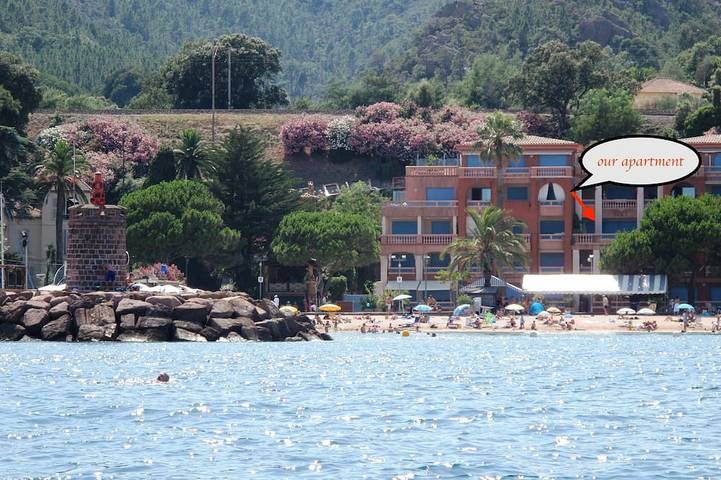 Ferienwohnung für 4 Personen, mit Balkon, mit Haustier in Théoule-sur-Mer
