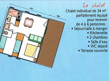 Chalet pour 6 Personnes dans Blavignac, Lozère, Photo 2