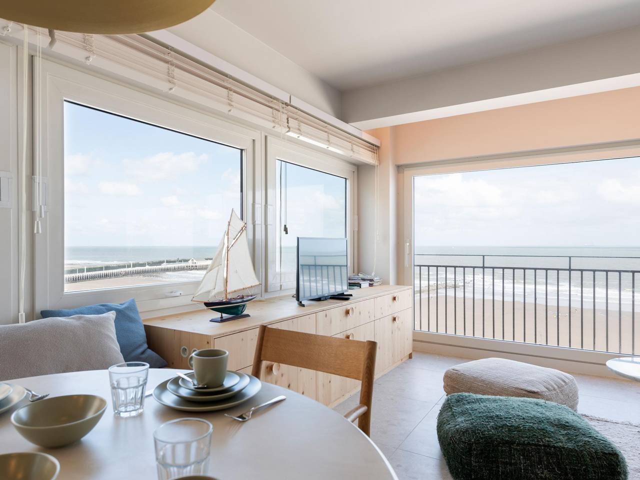 Appartement entier, Appartement lumineux vue mer luxe in Blankenberge, Côte belge