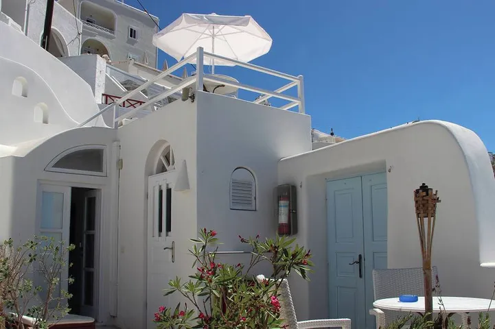 Ganze Wohnung, Briga Villas Studio I - mit atemberaubenem Blick auf Caldera / Vulkan in Firostefani, Thera