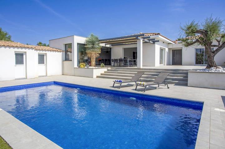 Location de vacances pour 9 personnes, avec Jardin dans Réserve africaine de Sigean