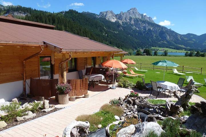 Bauernhof für 4 Personen, mit Terrasse und Garten sowie Sauna in Grän