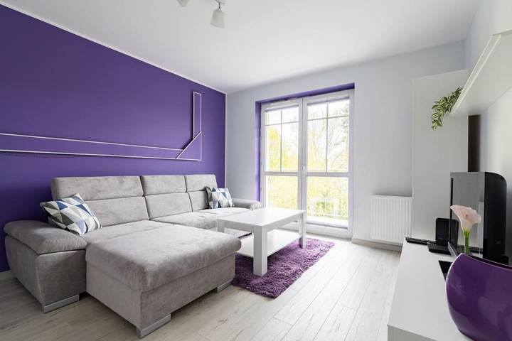 Ferienwohnung für 4 Personen, mit Balkon und Ausblick in Allenstein