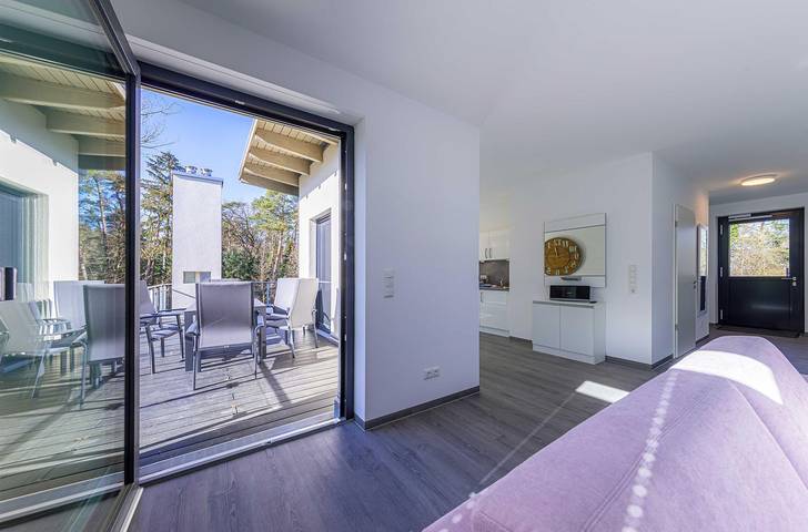 Appartement entier, 5 Sterne Ferienwohnung „Schleiereule“ mit großer Dachterrasse und Seeblick in Am Wadehäng, Krakow am See