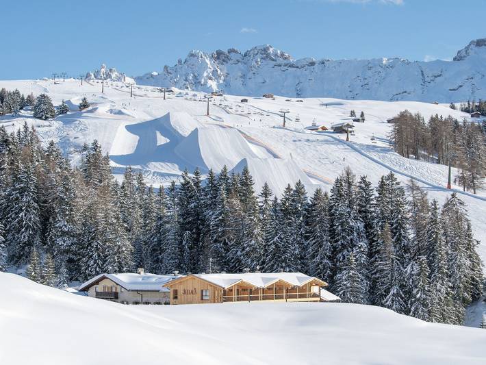 Hotel für 4 Personen, mit Garten und Balkon auf der Seiser Alm