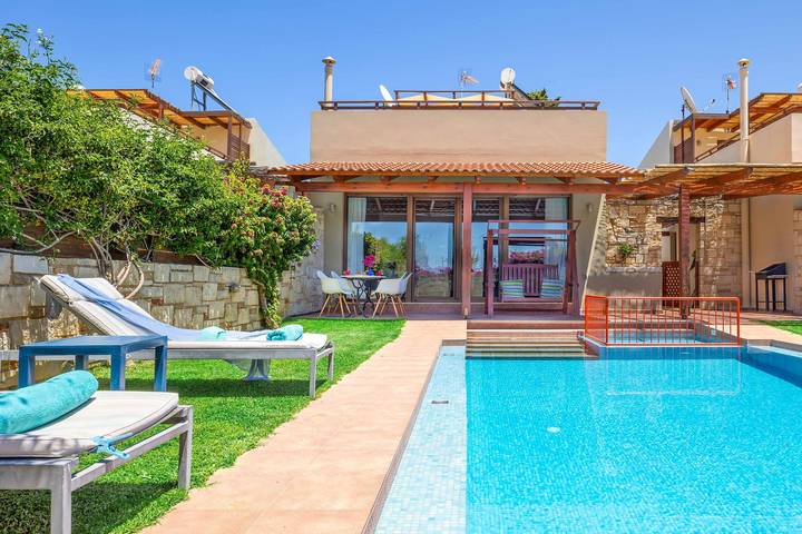 Villa pour 4 personnes avec terrasse in Plataniás, Région de la Canée