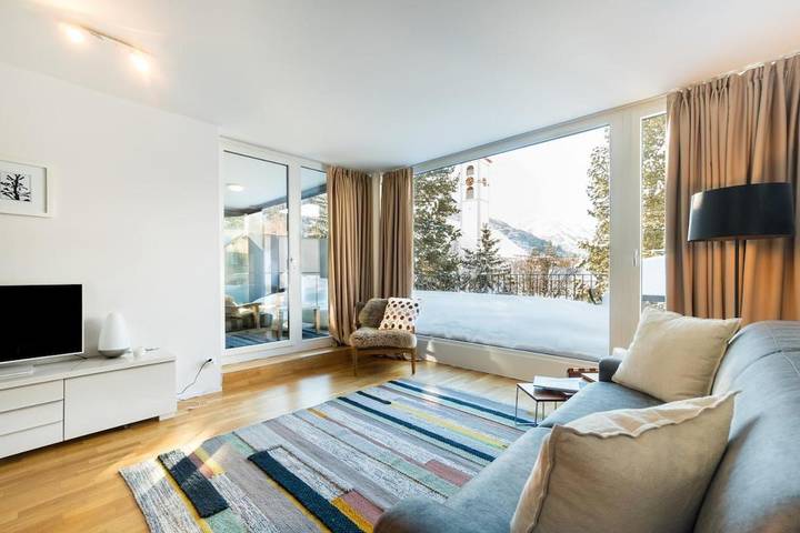 Ferienwohnung für 4 Personen, mit Garten und Ausblick sowie Sauna