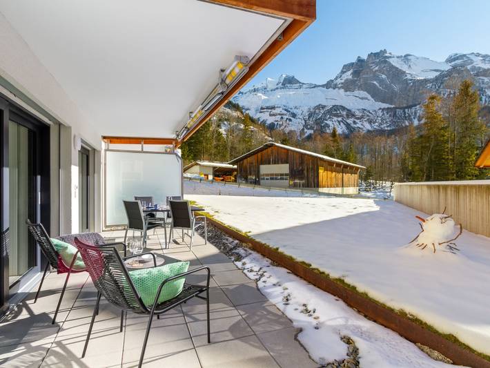 Vakantiewoning voor 4 personen, met tuin en uitzicht in Kandersteg