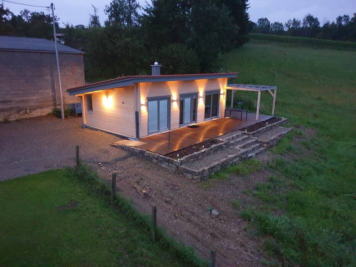 Ferienhaus für 3 Personen, mit Garten in Ochsenhausen