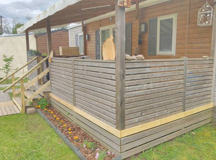 Mobil home pour 6 personnes, avec terrasse et jardin, animaux acceptés à Munster - 2