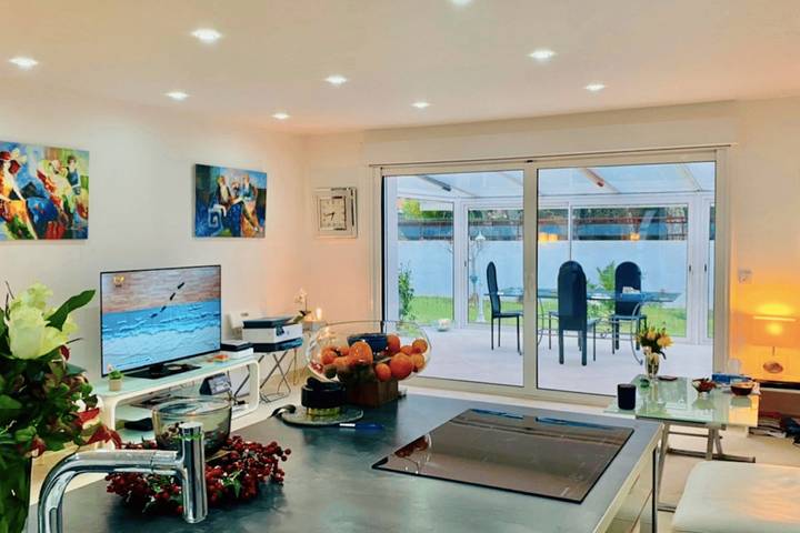 Location de vacances pour 4 personnes, avec jardin ainsi que terrasse et jacuzzi, animaux acceptés à Tarnos - 2