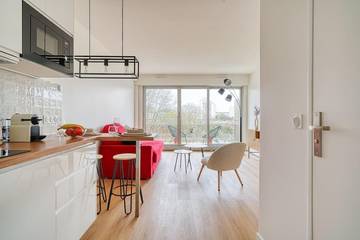 Gîte pour 2 personnes, avec balcon et vue, animaux acceptés à Vanves