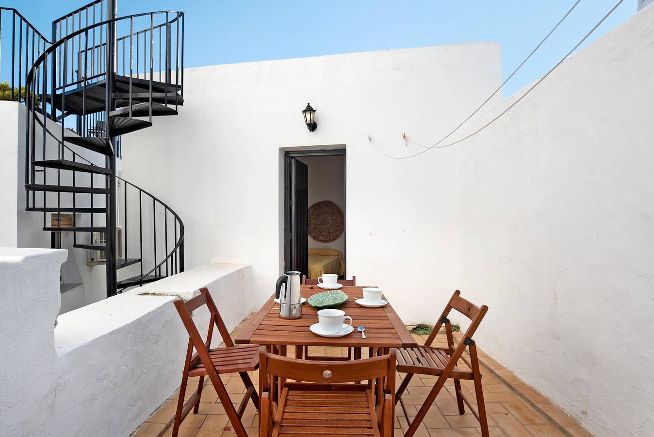 Casa Silla Vieja Uno, private terrace and balcony in Vejer de la Frontera in Vejer de la Frontera, Costa de la Luz