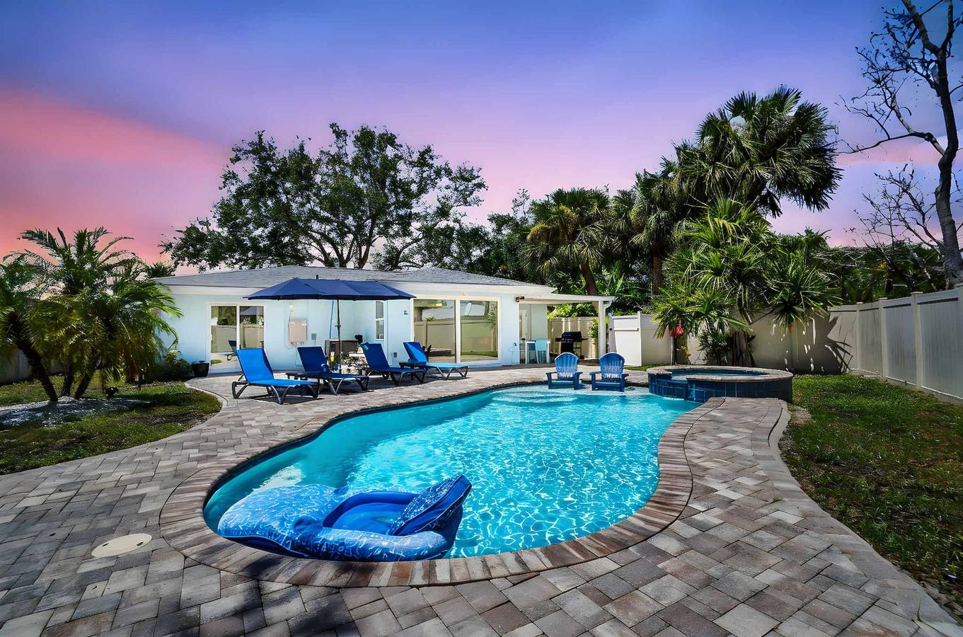 Ferienhaus für 5 Personen mit Terrasse in Broken Island, Indian Rocks Beach