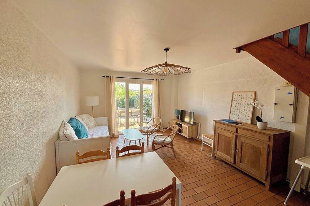 Cosy house 100m from the beach 🌊 ☀️ + garden with barbecue 🔥🥩🍗 in Ambleteuse, Boulogne-sur-Mer region