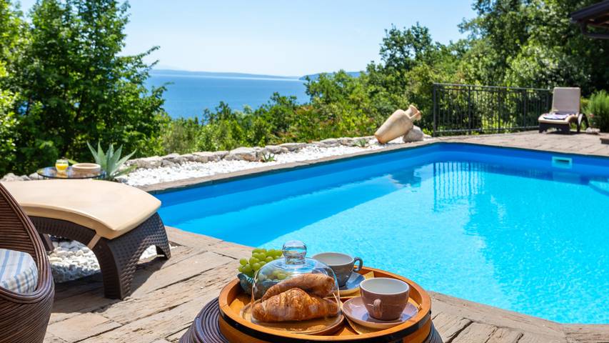 Villa für 4 Personen, mit Terrasse und Garten in Opatija Riviera - 4