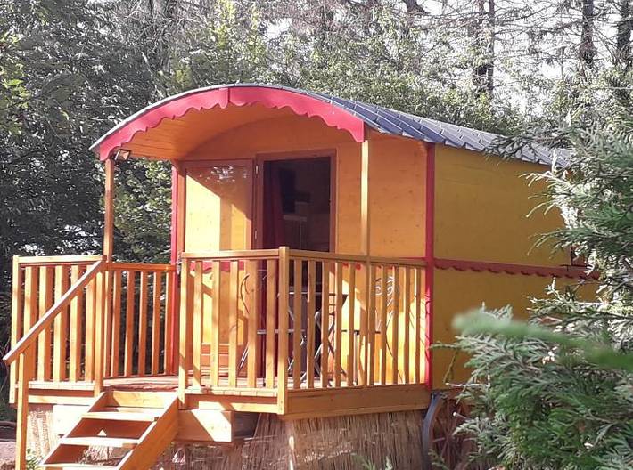 Gîte pour 4 personnes, avec Balcon ainsi que Terrasse et Jardin