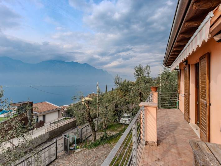 Ferienhaus für 4 Personen, mit Terrasse und Garten sowie Seeblick in Malcesine