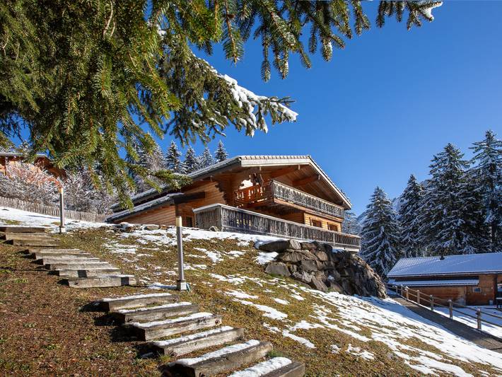 Vakantiehuis voor 8 personen, with Balkon and Terras as well as Tuin in Gryon