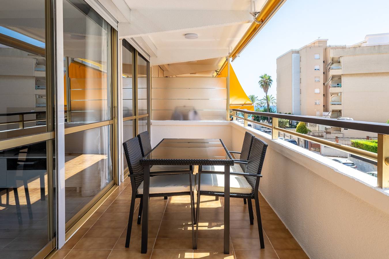 Appartement entier, Appartement 'Calafenga' avec vue sur mer, Wi-Fi et climatisation in Calafell, Costa Dorada