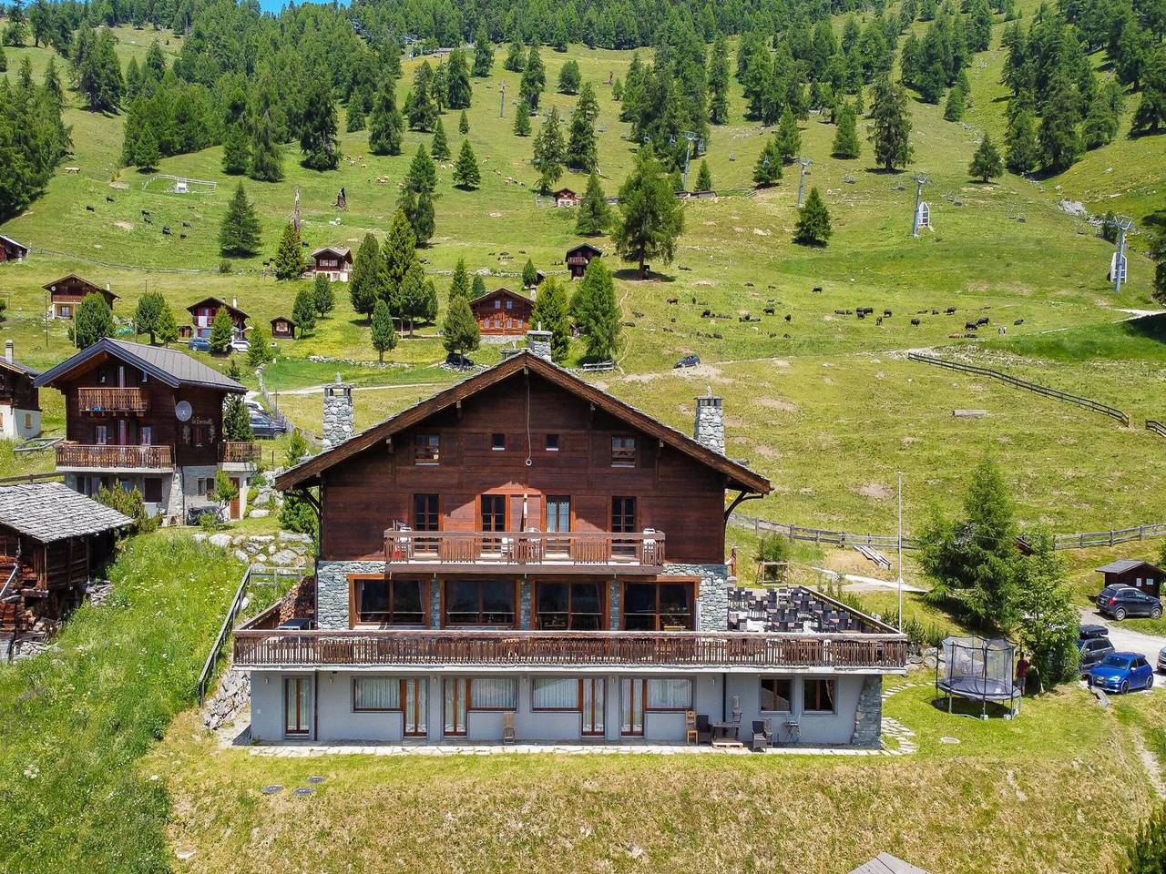 Ganze Wohnung, Chalet Nendaz direkt an Prarion Skipisten in Nendaz, Walliser Alpen