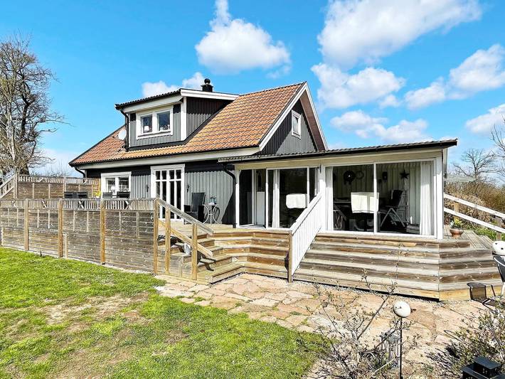 Ferienhaus für 5 Personen, mit Balkon und Garten in Borgholms und Umgebung