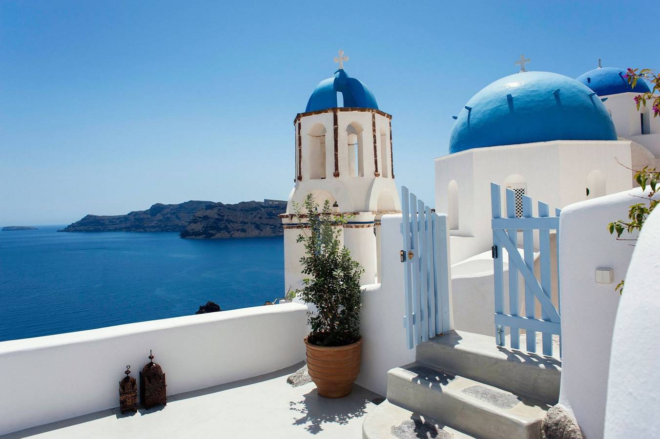 Villa für 6 Personen mit Balkon in Ormos Ammoudiou, Oia