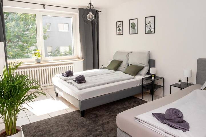 Ferienwohnung für 5 Personen, mit Balkon und Ausblick in Bochum Total