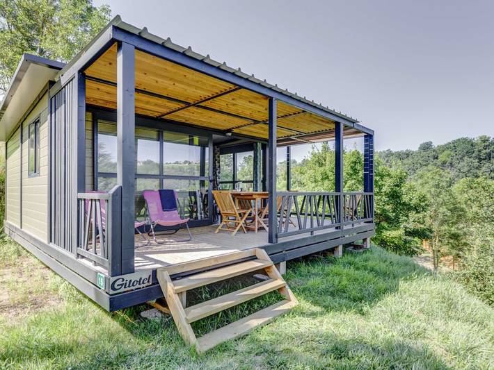 Chalet pour 5 personnes, avec piscine, animaux acceptés