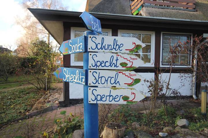 Cottage für 4 Personen, mit Garten und Balkon in Wustrow