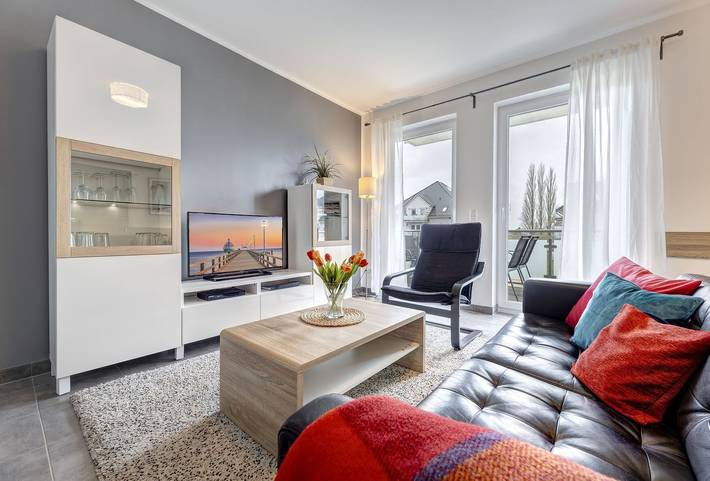 Ferienwohnung für 4 Personen, mit Sauna und Balkon in Zinnowitz - 2