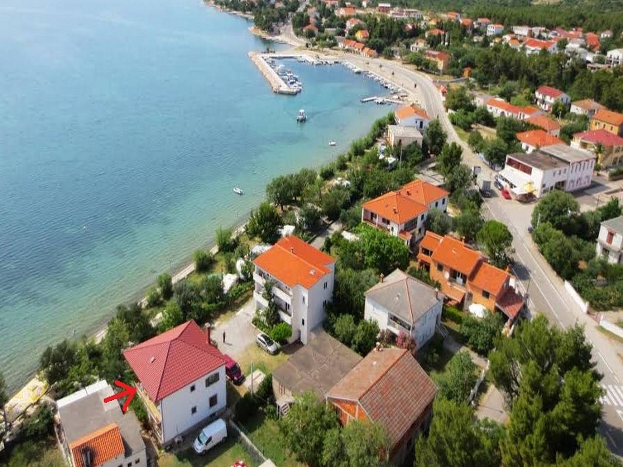 Zimmer für 3 Personen mit Balkon/Terrasse in Starigrad, Zadar