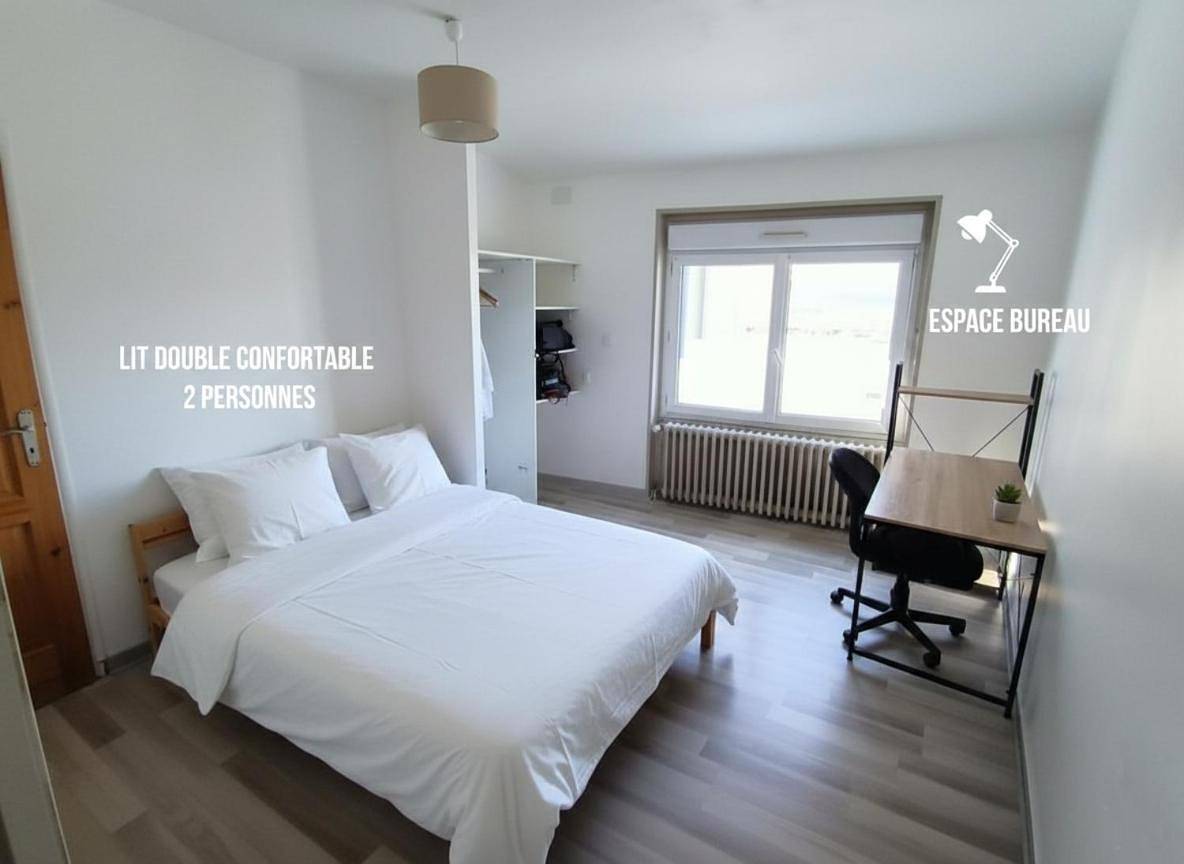 L'Escale du Faubourg - Grande maison avec Bureaux et Wifi in Poitiers, Vienne (France)