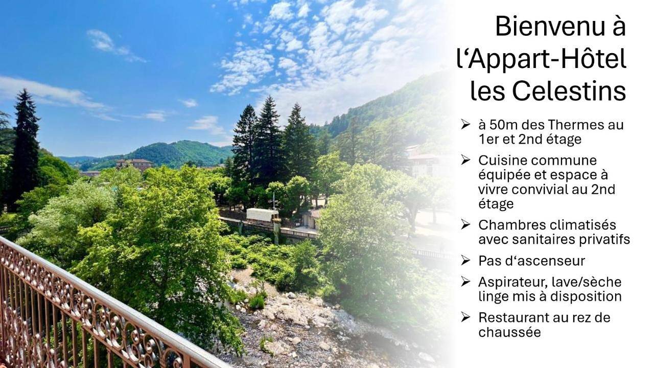 Appart'hôtel Les Célestins in Vals-les-Bains, Parc naturel régional des Monts d'Ardèche