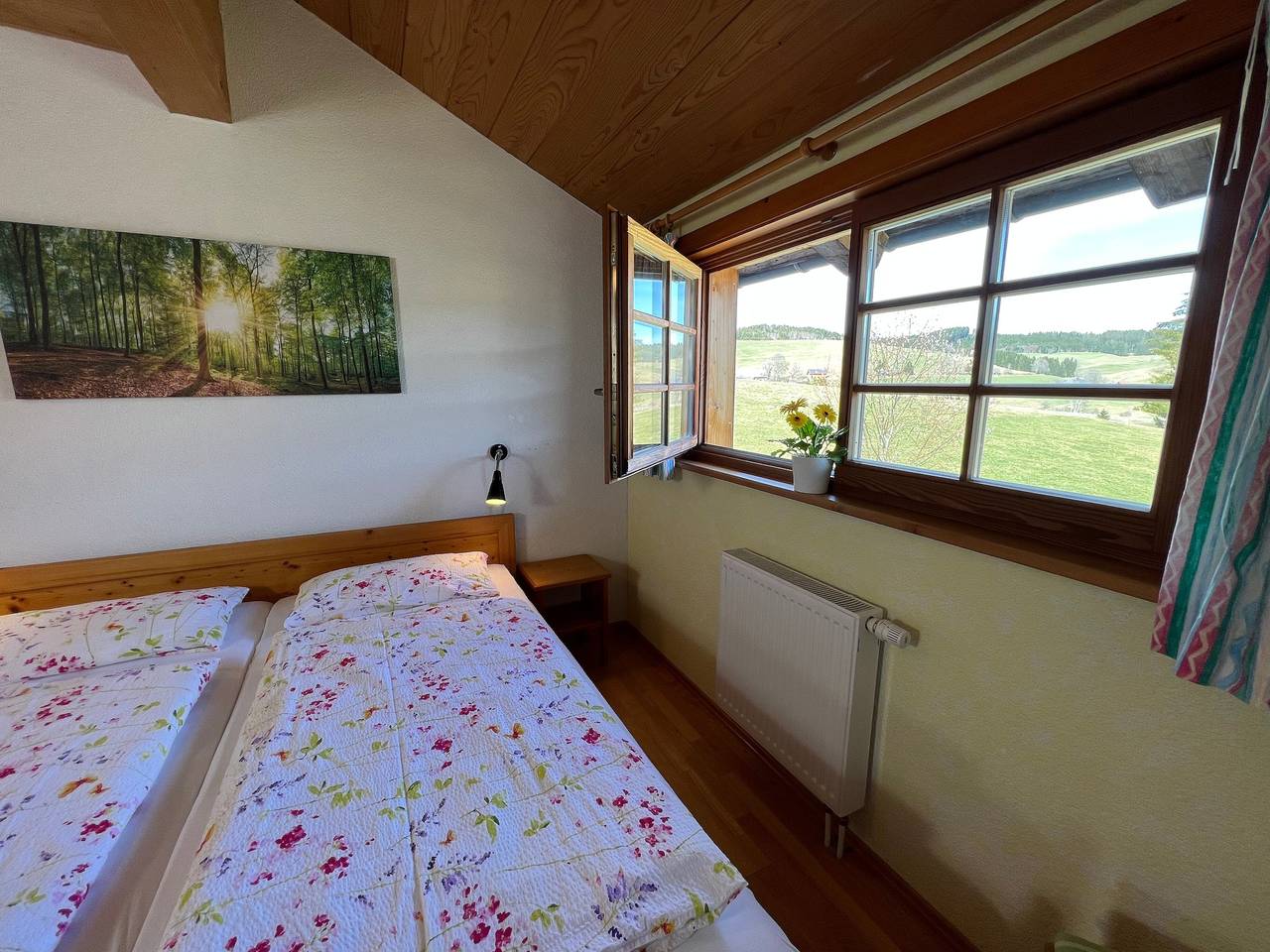 Ganze Wohnung, Ferienwohnung Sternschnuppe, 90 Qm' mit Bergblick, Gemeinschaftsgarten und Balkon in Titisee-Neustadt, Südschwarzwald