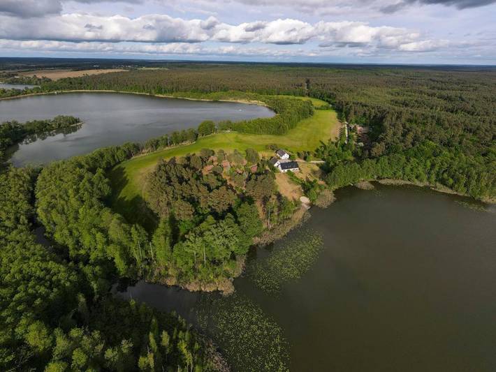Ferienhaus für 2 Personen, mit Sauna und Garten sowie Seeblick und Ausblick, mit Haustier in Himmelpfort