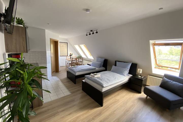 Ferienwohnung für 3 Personen, mit Haustier in Wurzen