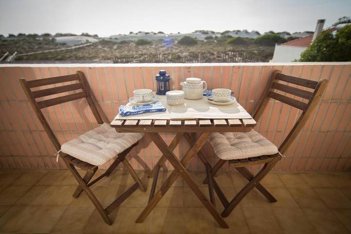 Apartamento de férias para 4 pessoas, com Varanda e Vista em Praia da Barra