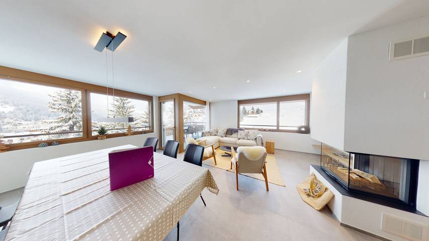 Gîte pour 6 personnes, avec balcon, adapté aux familles dans Lenzerheide - 3