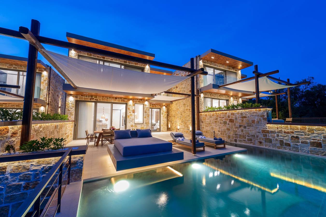 Villa "Ira" with Sea View, Private Pool & Wi-Fi in Katomeri, Meganisi