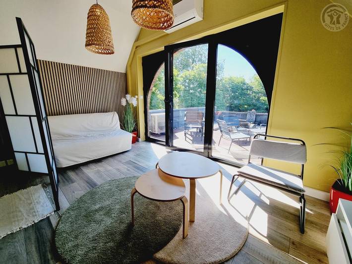 Gîte für 4 Personen, mit Whirlpool und Pool sowie Terrasse und Sauna in Nord-Pas-de-Calais - 4