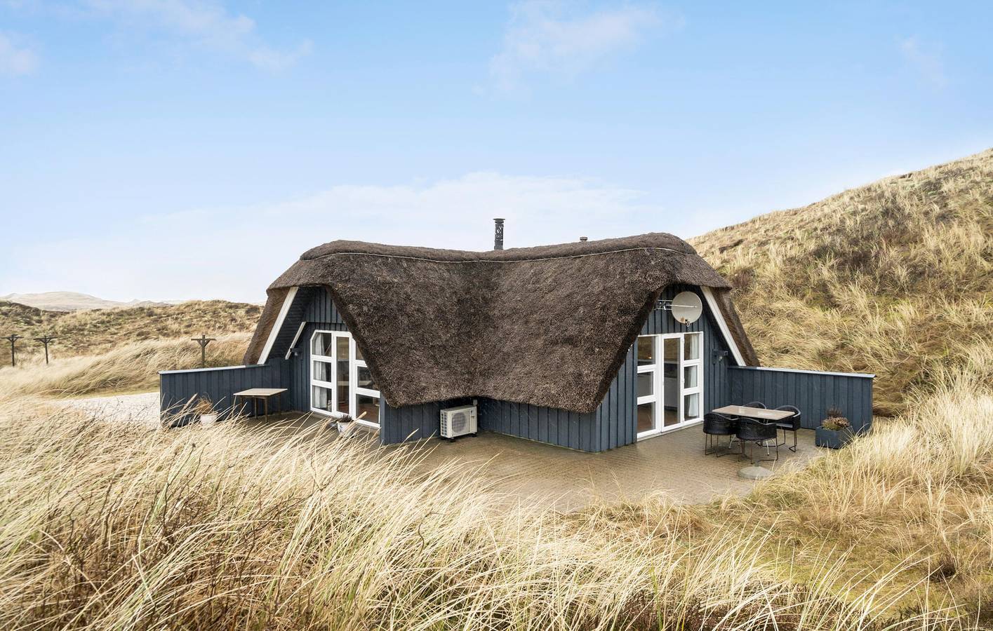 Ferienhaus für 4 Personen mit Terrasse in Skodbjerge, Hvide Sande