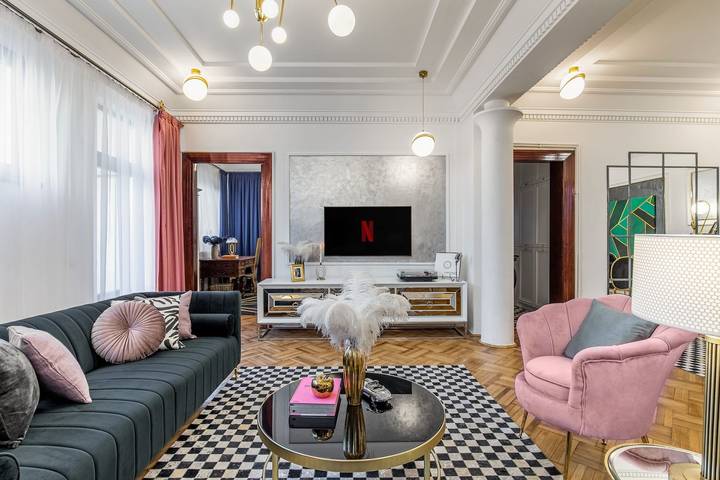 Gîte pour 8 personnes, avec balcon, adapté aux familles à Bucarest - 2