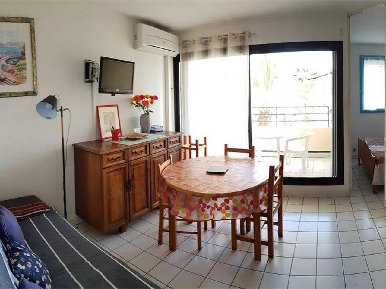 Appartement entier, Appartement 2 Pièces Cabine 6 Pers. près Plage - Parking, Climatisation in Côte Vermeille, Argelès-sur-Mer