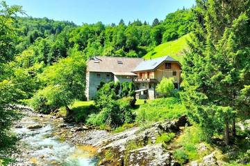 Location de vacances pour 4 personnes, avec balcon et jardin à Arith