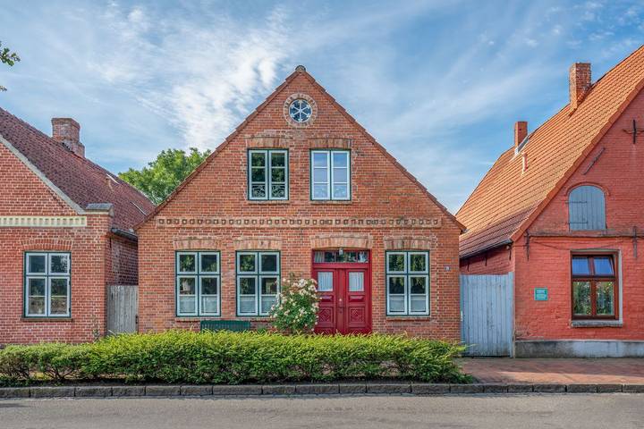 Ferienhaus für 5 Personen, mit Terrasse und Garten in Oldenswort