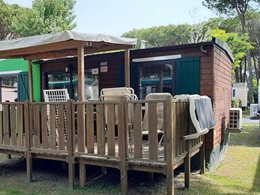 Hu Montescudaio village - Mobilhome 6 personas - Mobil-home | Confort | 3 Dormitorios | 6 Pers. | Terraza elevada | Aire acondicionado in Montescudaio, Costa Etrusca
