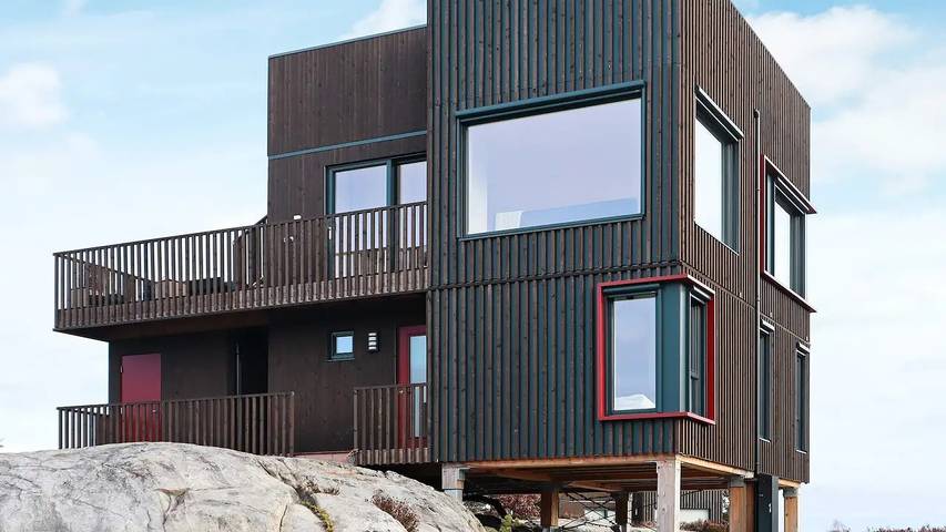 Ferienhaus für 7 Personen, mit Terrasse