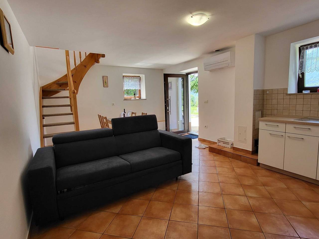 Peaceful Countryside Holiday Home with Terrace - One Bedroom Holiday Home with Terrace in Tolmin, Slowenien