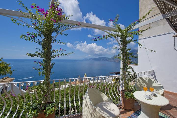 Location de vacances pour 4 personnes, avec vue sur l’océan et balcon à Praiano - 2